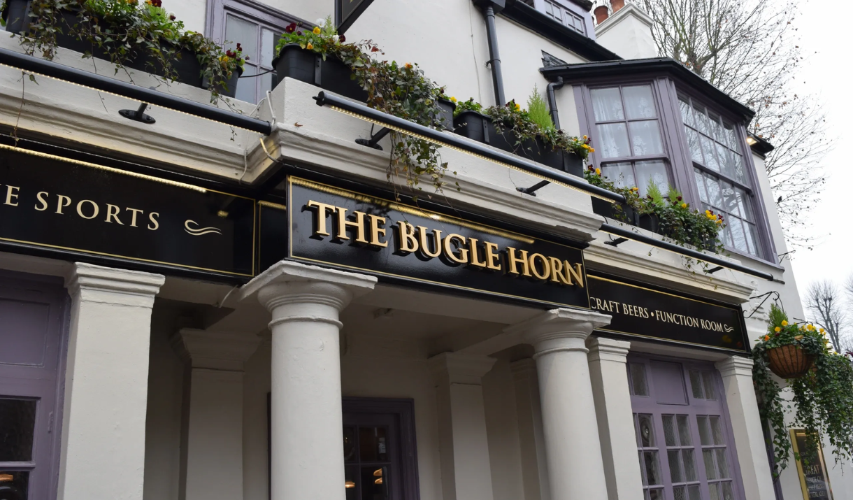 The Bugle Horn pub in Charlton Village